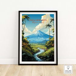 negros island philippines poster | travel poster | birthday present | wedding anniversary gift | art print | housewarmin