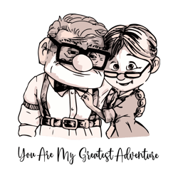 Carl And Ellie You Are My Greatest Adventure SVG