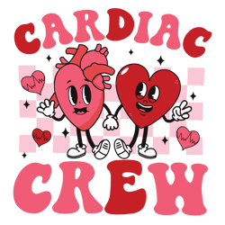 Cardiac Crew Heart Valentine SVG