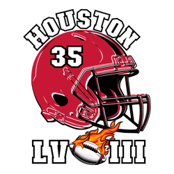 Super Bowl Lviii Houston Texans Football Helmet PNG