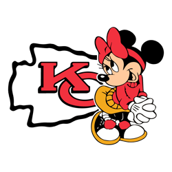 Minnie Mouse Kansas City Chiefs SVG