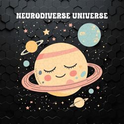 Autism Awareness Neurodiverse Universe SVG