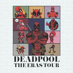 Funny Deadpool The Eras Tour PNG