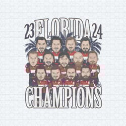 florida hockey champions 2024 players png