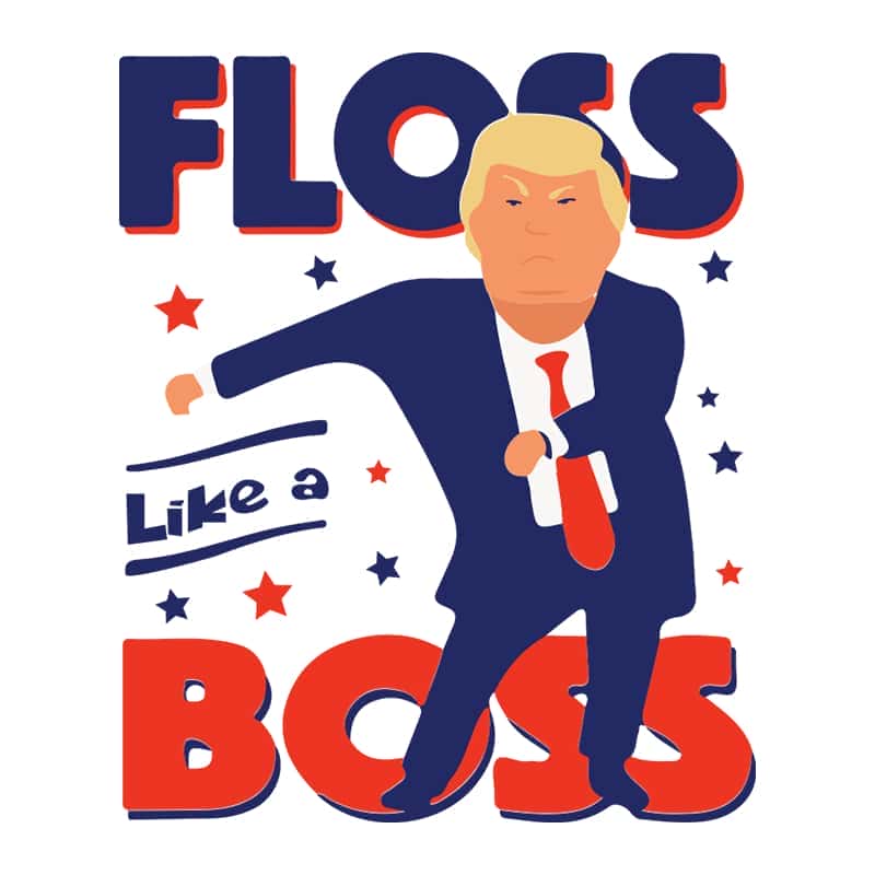Floss Like A Boss Donald Trump SVG Patriotic America Flag Independence Day SVG.jpg