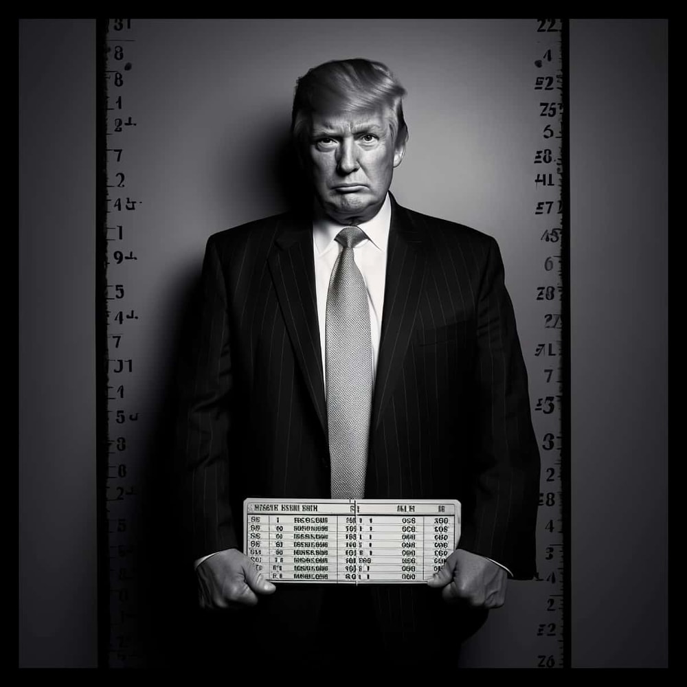 Only PNG File - Mugshot Of Donald Trump PNG Not Guilty PNG Download.jpg