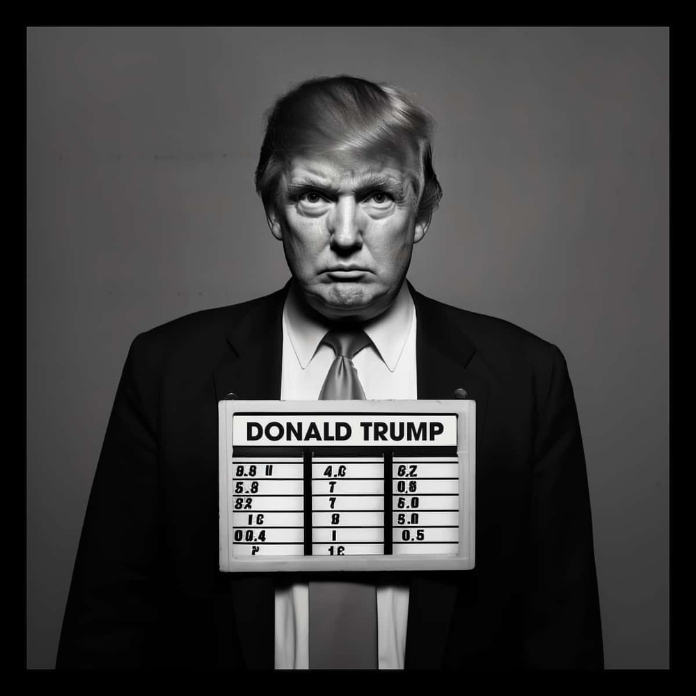 Only PNG File - Travesty Of Justice Trump PNG Georgia Arrest PNG File.jpg