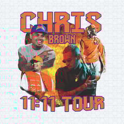 vintage chris brown 11 11 tour png