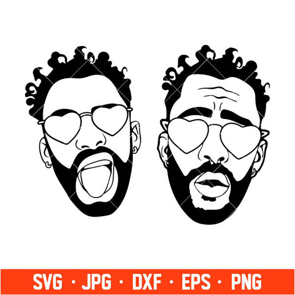 Bad Bunny Beanie Svg, Yo Perreo Sola Svg, Bad bunny logo Svg, El Conejo Malo Svg, Cricut, Silhouette Vector Cut File.jpg