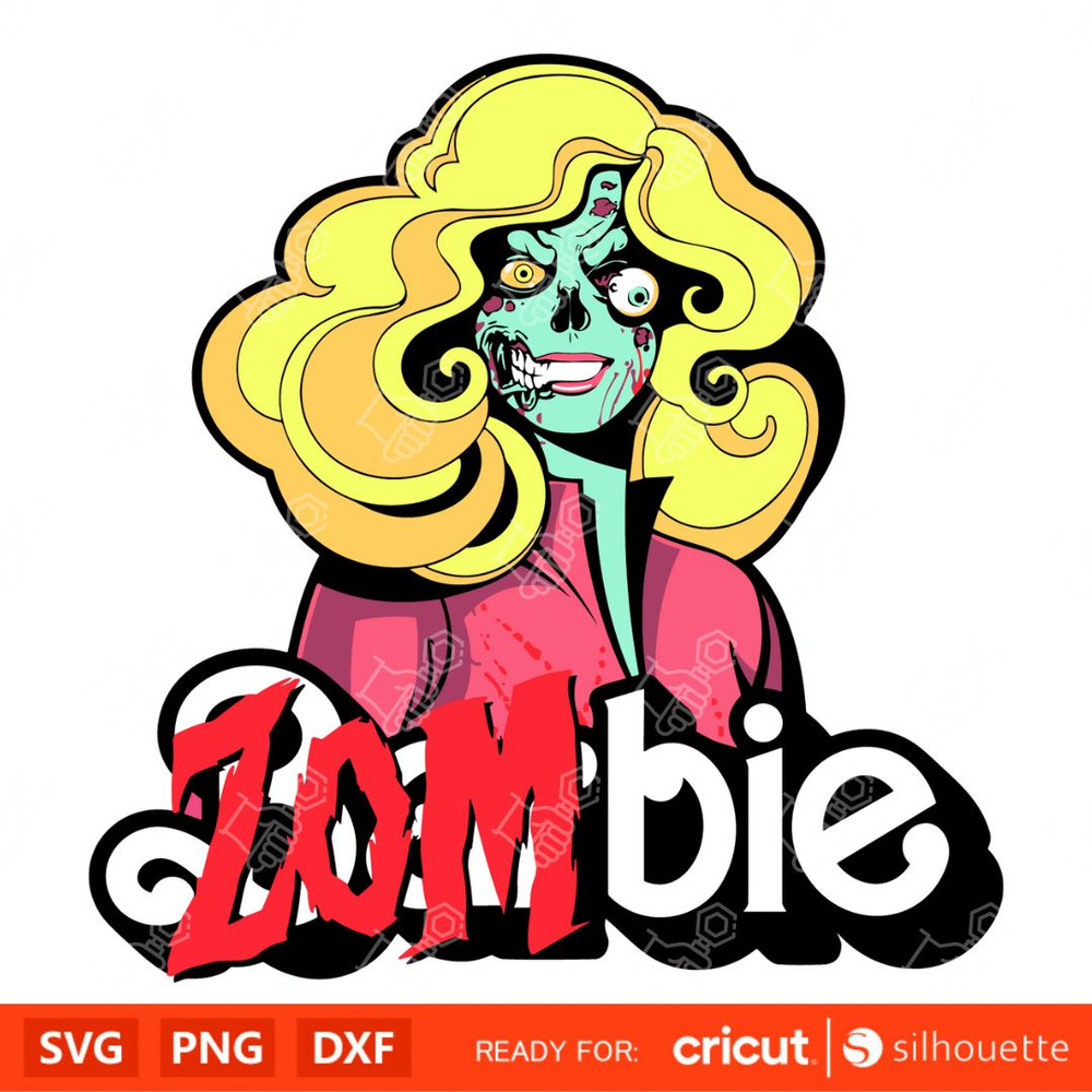 Barbie Zombie girls, Barbie Svg, Zombie Svg, Cricut, Silhouette Vector Cut File.jpg