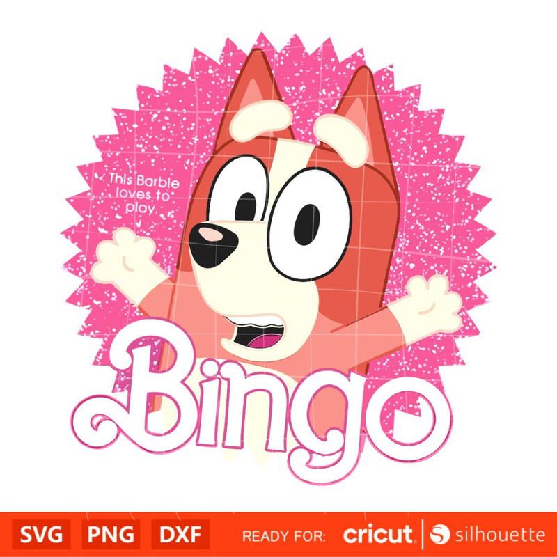 bluey Bingo Barbie, Bluey Familly Svg, Bluey Cartoon Svg, Cricut, Silhouette Vector.jpg
