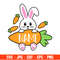 Bunny Boy Name Holder Svg, Happy Easter Svg, Easter egg Svg, Spring Svg, Cricut, Silhouette Vector Cut File.jpg