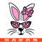Bunny Girl With Sunglasses Svg, Happy Easter Svg, Easter egg Svg, Spring Svg, Cricut, Silhouette Vector Cut File.jpg