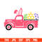 Happy Easter Truck with Eggs Svg, Happy Easter Svg, Easter egg Svg, Spring Svg, Cricut, Silhouette Vector Cut File.jpg