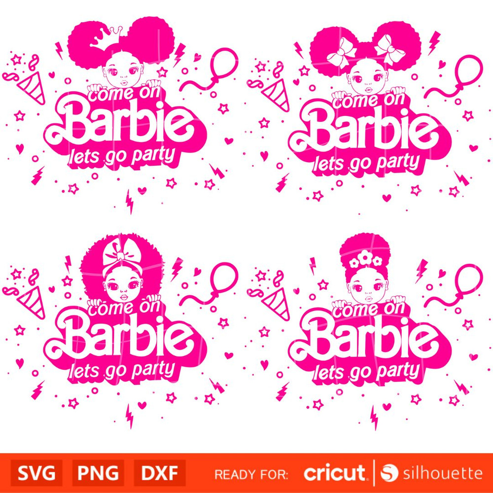 Kids Barbie Party SVG, Barbie Vector, Barbie Logo, Barbie Birthday, Barbie Print SVG, Barbie Print Svg, Barbie Digital.jpg