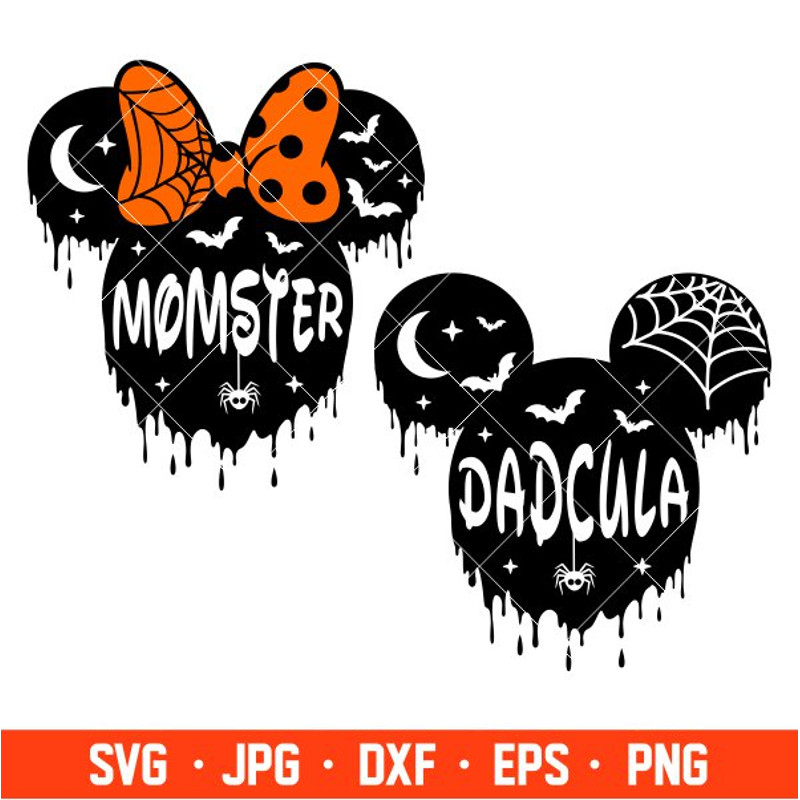 Momster Dadcula Mickey & Minnie Bundle Svg, Halloween Svg, Spooky Season Svg, Trick or Treat Svg, Cricut, Silhouette 1.jpg