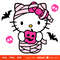 Mummy Hello Kitty Svg, Halloween Svg, Hello Kitty Svg, Kawaii Svg, Cricut, Silhouette Vector Cut File.jpg