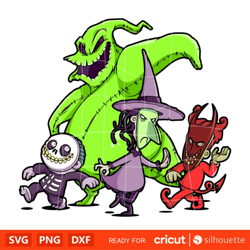 Oogie Boogie dance Svg, Nightmare Before Christmas Svg, Halloween Svg, Boogie Man Svg, Cricut, Silhouette Vector.jpg