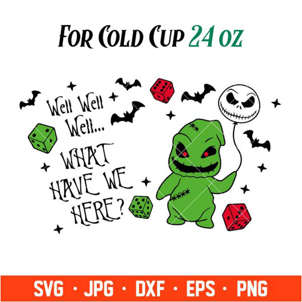 Oogie Boogie Starbucks Full Wrap Svg, Halloween Svg, Spooky Season Svg, Trick or Treat Svg, Cricut, Silhouette Vector.jpg