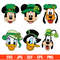 St. Patrick Mickey & Friends Bundle Svg, Lucky Svg, St. Patricks Day Svg, Disney Svg, Cricut, Silhouette Vector Cut File.jpg