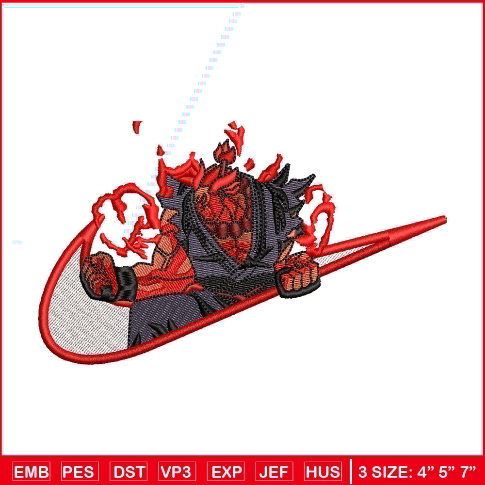 Akuma swoosh embroidery design, Akuma embroidery, Nike design, Embroidery shirt, Embroidery file, Digital download 2.jpg