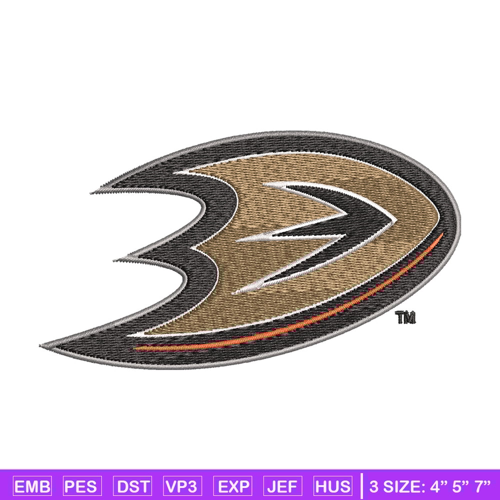 Anaheim Ducks logo Embroidery, NHL Embroidery, Sport embroidery, Logo Embroidery, NHL Embroidery design..jpg
