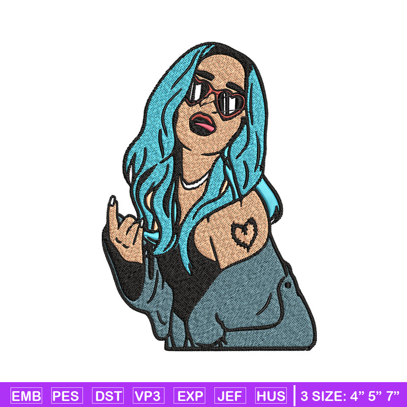 Bad girl Embroidery design, Bad girl Embroidery, logo design, Embroidery File, logo shirt, Digital download..jpg