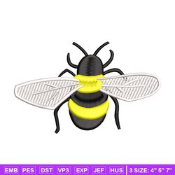 bee yellow embroidery design, bee embroidery, embroidery file, embroidery shirt