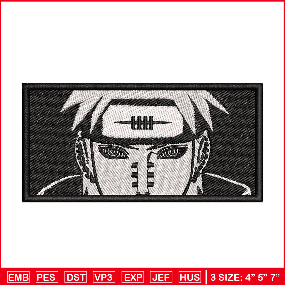 Black white pain embroidery design, Naruto embroidery, Anime design, Embroidery shirt, Embroidery file,Digital download.jpg