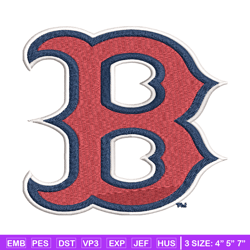 boston red sox embroidery design, logo embroidery, mlb embroidery, embroidery file, logo shirt