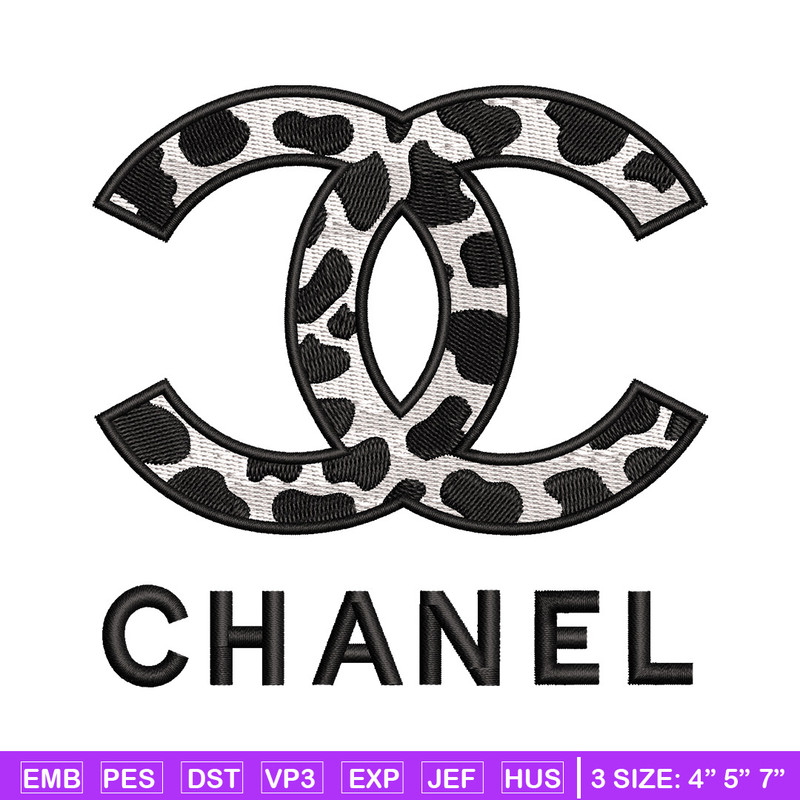Chanel logo embroidery design, Chanel embroidery, Embroidery file, Embroidery shirt, Emb design, Digital download.jpg