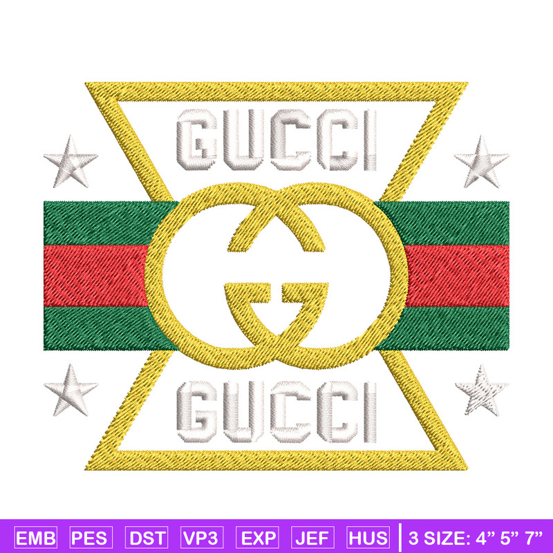 Design gucci Embroidery Design, Gucci Embroidery, Brand Embroidery, Logo shirt, Embroidery File, Digital download.jpg