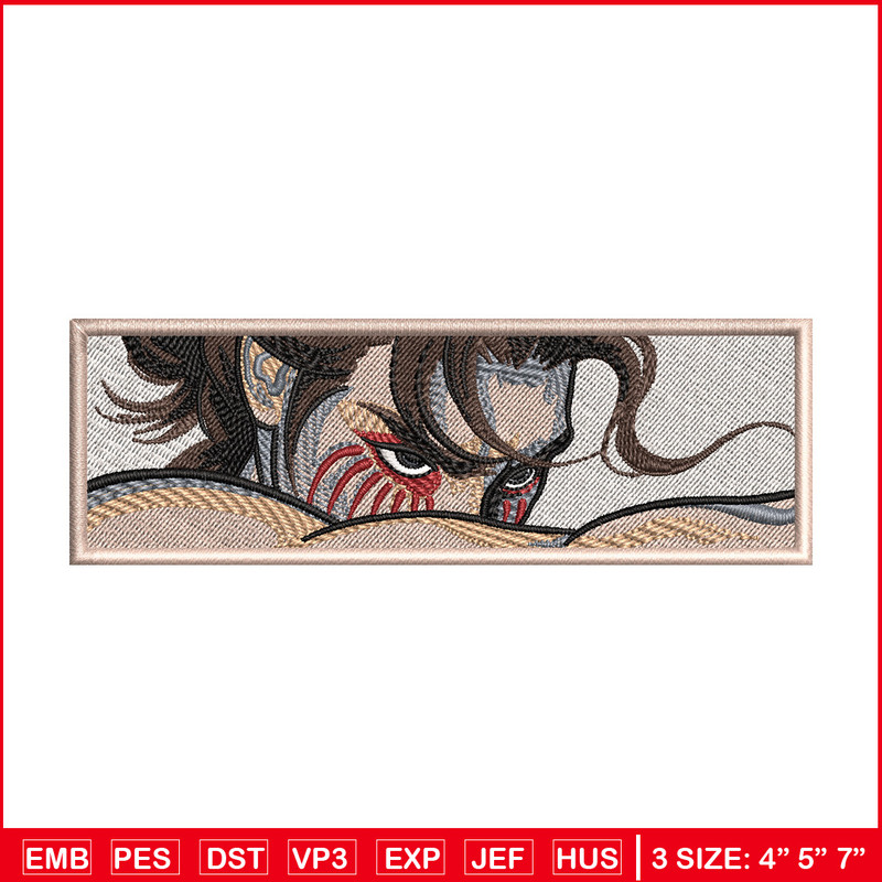 Eren Fallen Angel embroidery design, Aot embroidery, Anime design, Embroidery shirt, Embroidery file, Digital download 1.jpg