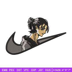 eren x nike embroidery design, aot embroidery, embroidery file, embroidery shirt, nike design