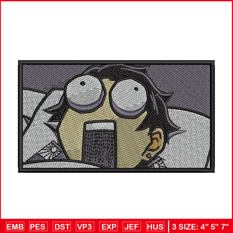 Funny tanjiro embroidery design, Tanjiro embroidery, Anime design, Embroidery shirt, Embroidery file, Digital download 1.jpg