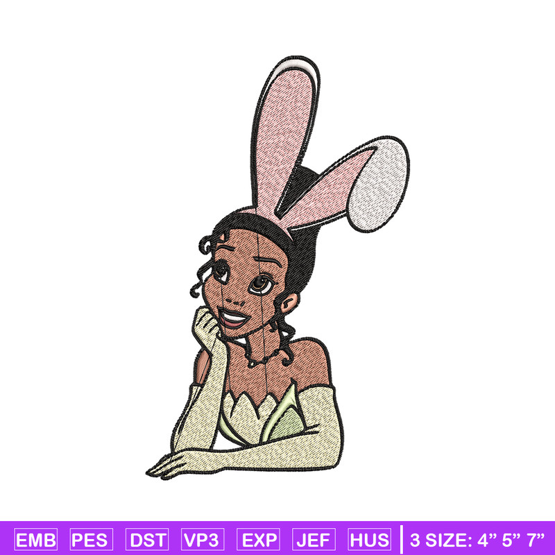 Girl bunny Embroidery design, Girl bunny Embroidery, Cartoon design, Embroidery File, logo shirt, Digital download..jpg