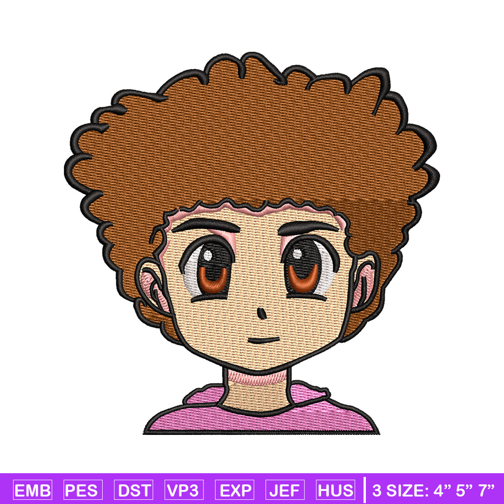 Girl cartoon embroidery design, Girl cartoon embroidery, logo design, embroidery file, cartoon shirt, Digital download..jpg