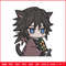 Giyu cat embroidery design, Giyu embroidery, Anime design, Embroidery shirt, Embroidery file, Digital download.jpg