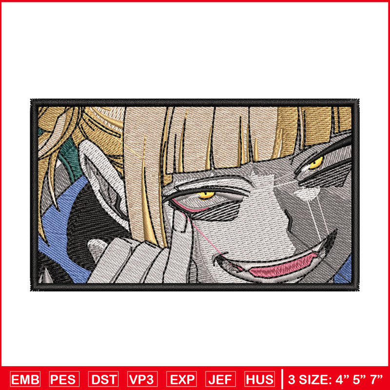 Himiko toga box embroidery design, Mha embroidery, Anime design, Embroidery shirt, Embroidery file, Digital download.jpg