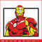 Iron man embroidery design, Marvel embroidery, Anime design, Embroidery shirt, Embroidery file,Digital download 1.jpg