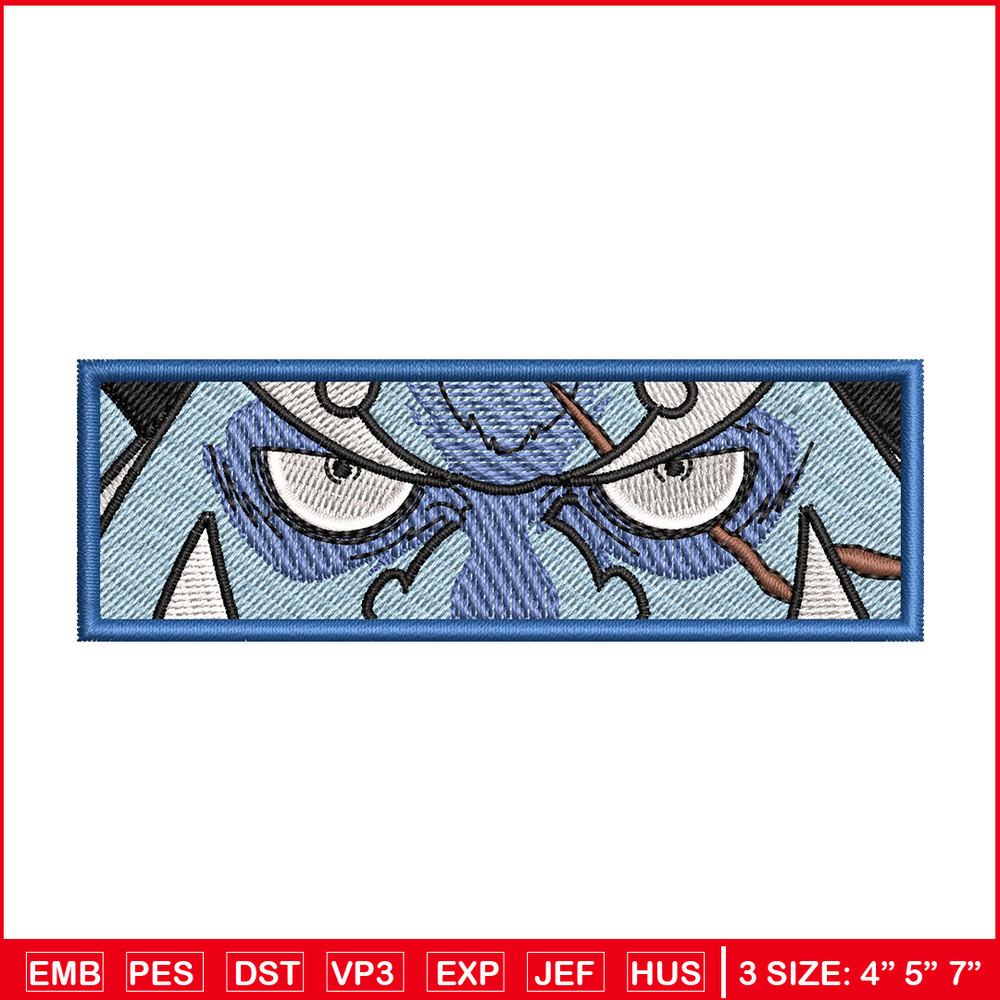 Jinbei eyes embroidery design, One piece embroidery, Anime design, Embroidery shirt, Embroidery file,Digital download 1.jpg