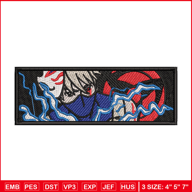 Kakashi mask embroidery design, Naruto embroidery, Anime design, Embroidery shirt,Embroidery file,Digital download 1.jpg
