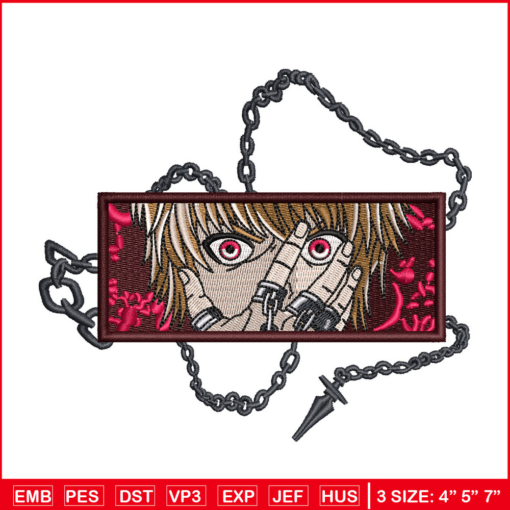 Kurapika eyes embroidery design, Hxh embroidery, Anime design, Embroidery shirt, Embroidery file, Digital download.jpg
