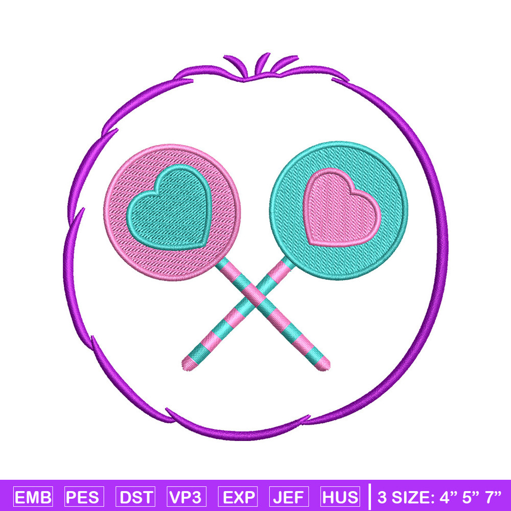 Lollipop circle embroidery design, Lollipop embroidery, Embroidery file, Embroidery shirt, Emb design, Digital download.jpg