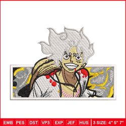 luffy embroidery design, one piece embroidery, anime design, embroidery shirt, embroidery file