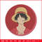 Luffy circle embroidery design, One piece embroidery, Anime design, Embroidery file, Embroidery shirt, Digital download.jpg