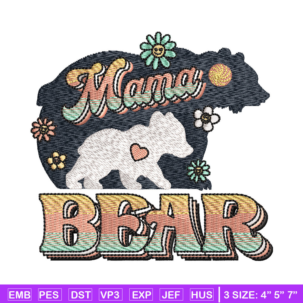 Mama bear embroidery design, Halloween embroidery, Embroidery file, Embroidery shirt, Emb design, Digital download.jpg
