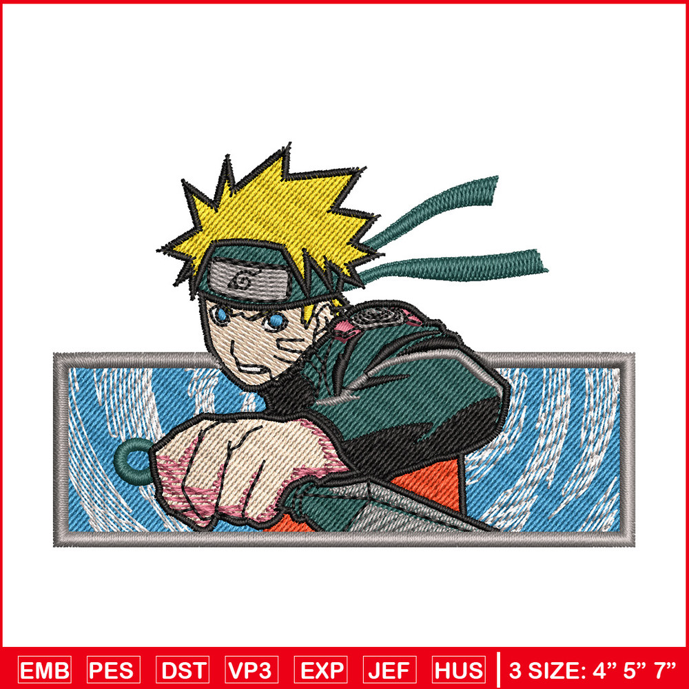 Naruto kunai embroidery design, Naruto embroidery, Anime design, Embroidery shirt, Embroidery file, Digital download.jpg