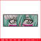 Nel tu eyes embroidery design, Bleach embroidery, Anime design, Embroidery shirt, Embroidery file, Digital download 1.jpg