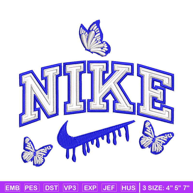 Nike butterfly embroidery design, Butterfly embroidery, Nike design,Embroidery file,Embroidery shirt,Digital download.jpg